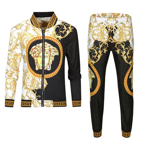 replica versace tracksuit|versace tracksuit for men.